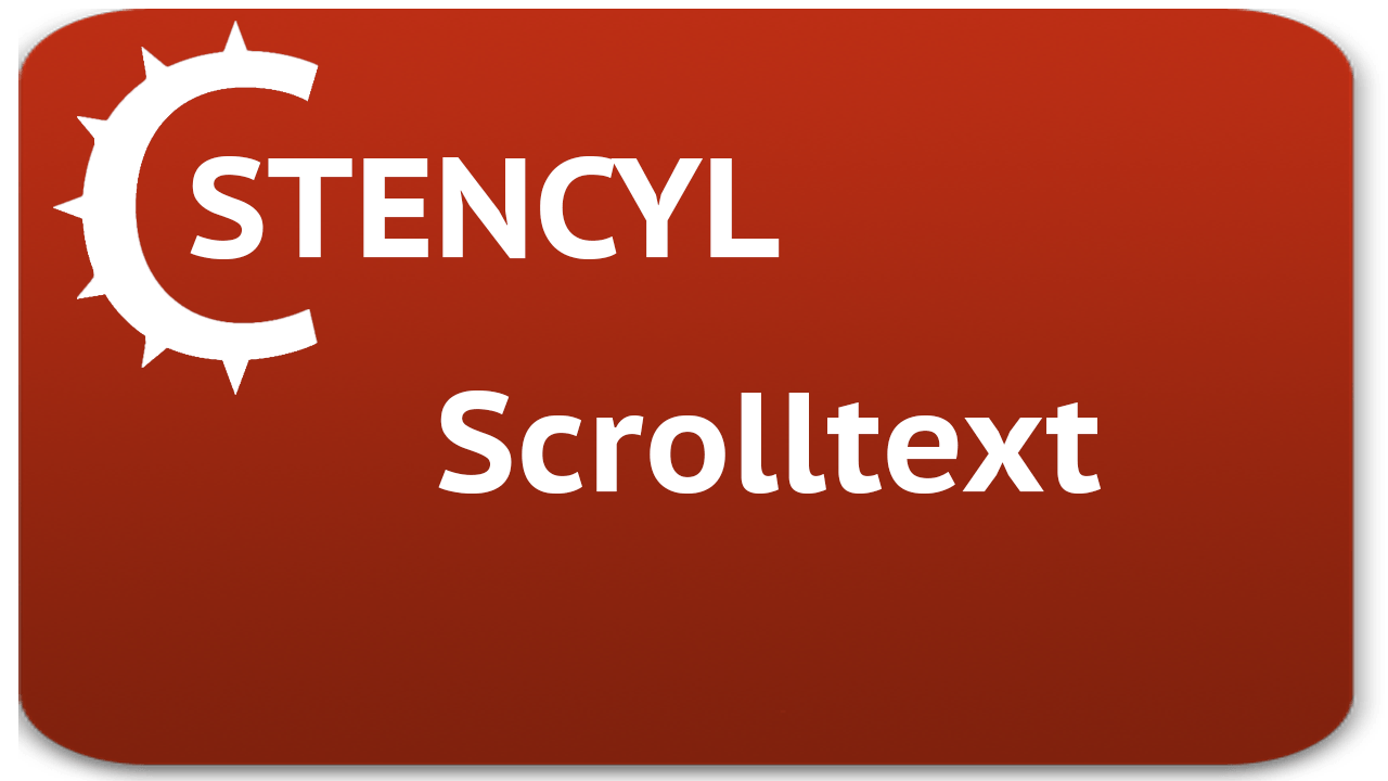 stencyl scrolltext