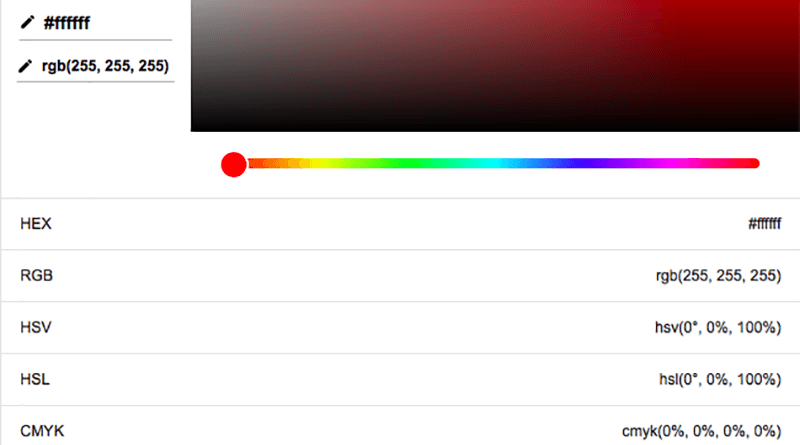 how to find color code